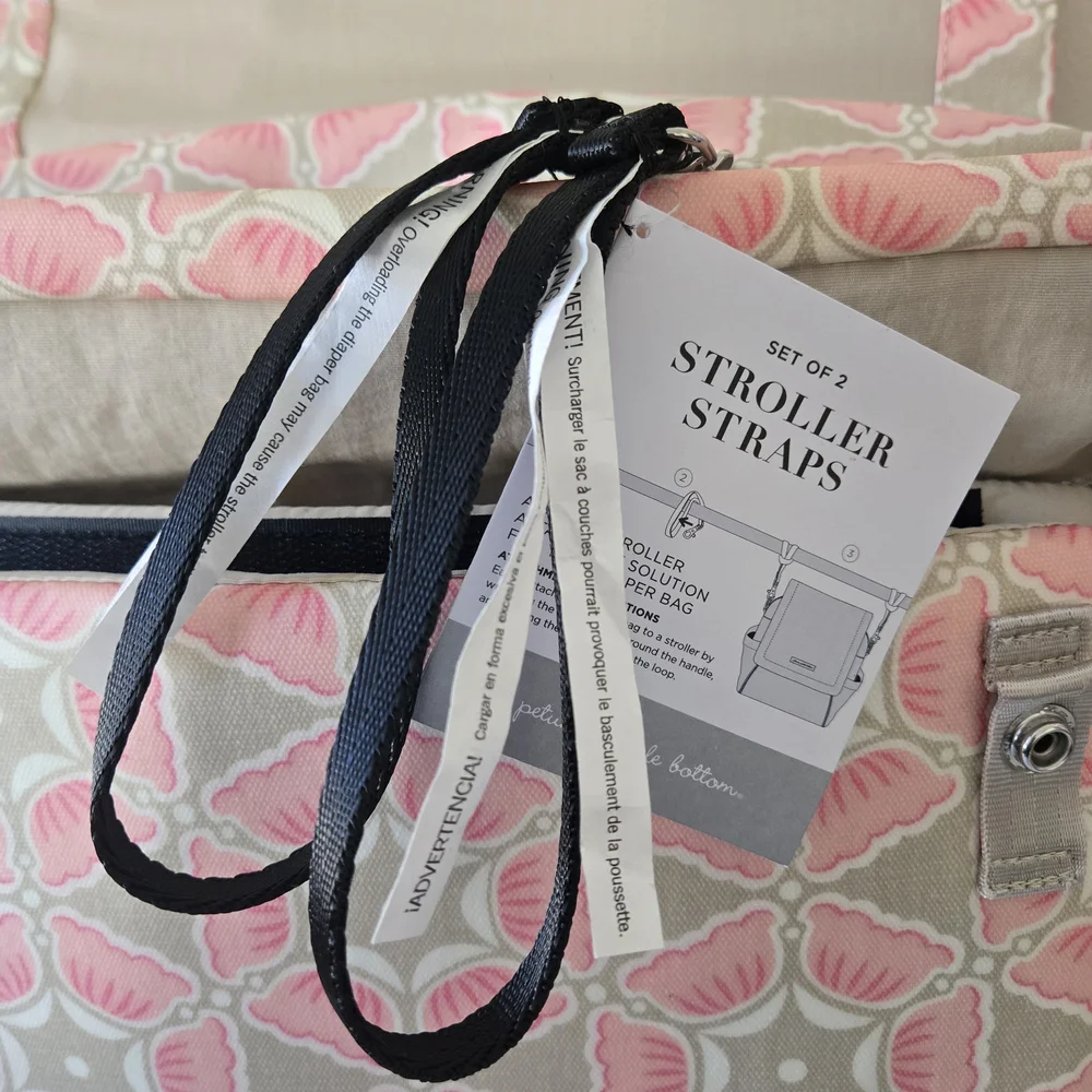 Petunia Pickle Bottom Pink and Gray Women Bag
